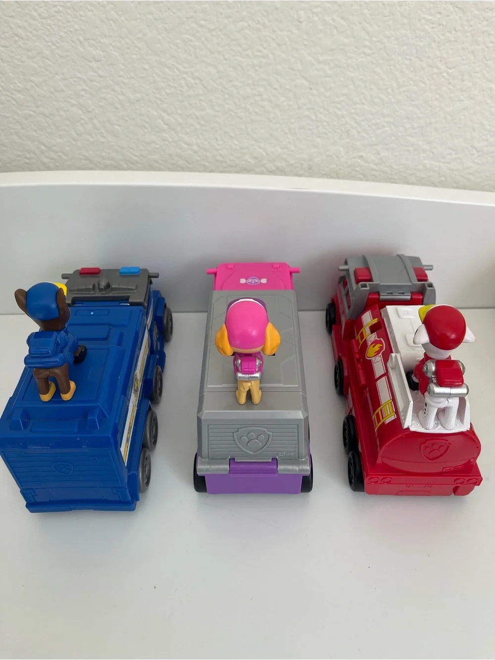 Paw Patrol Big Truck Pups Set Including Complete Zuma and Skye HTF